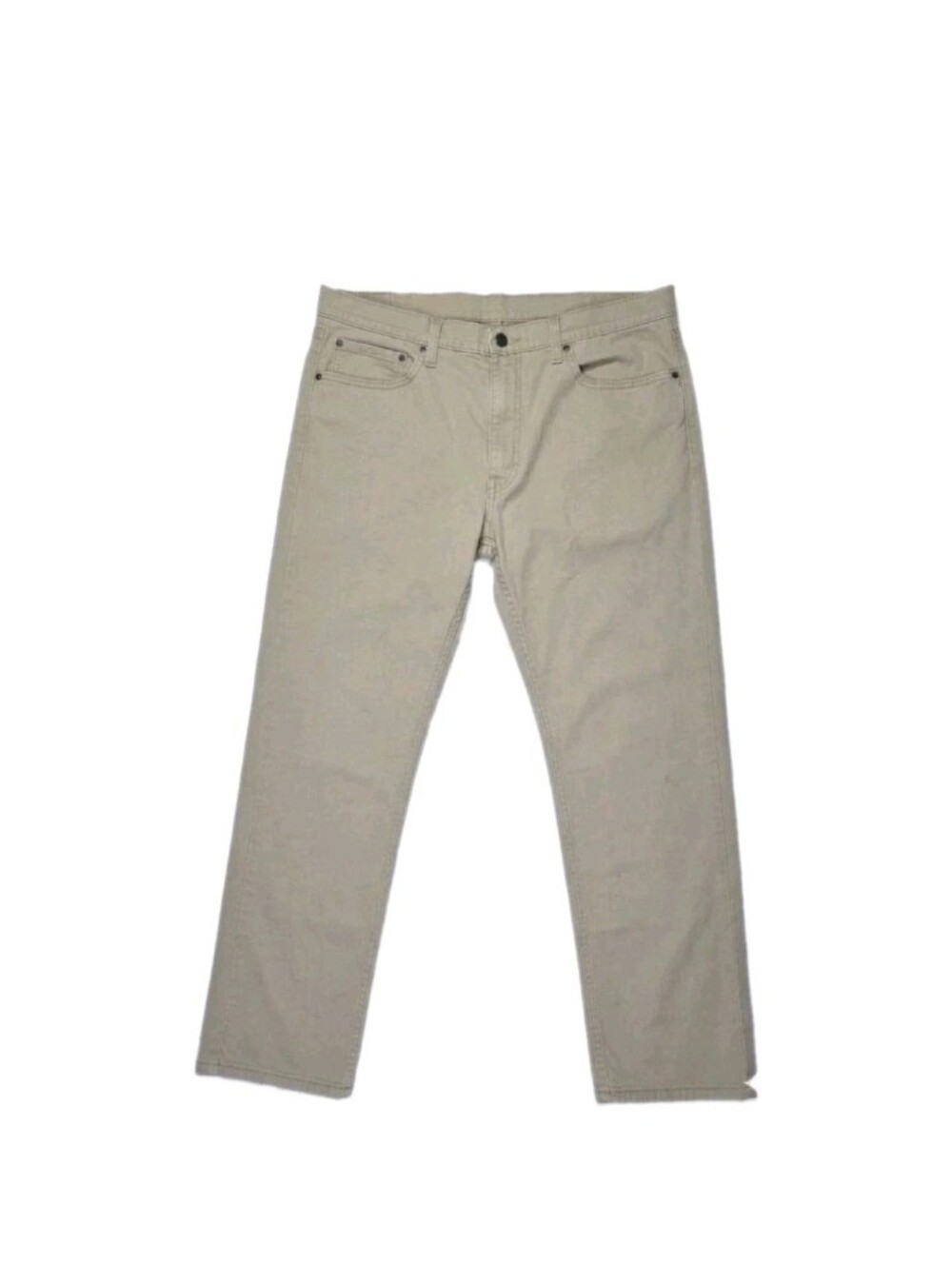 Levis 502 Regular Taper Fit Jeans Size 38x30 Beige Rare R Tab Smart Casual